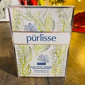 Purlisse Blue Lotus + Seaweed Sheet Masks $26